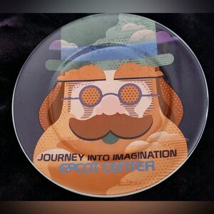 NWT Authentic Disney Parks Logo- Epcot Journey into Imagination 7” Plate